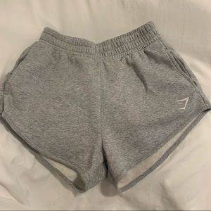 SOLD - GYMSHARK XS Training Sweat Shorts in Light Grey Marl